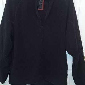 Old Navy Men's Black Zip-Up Sweater